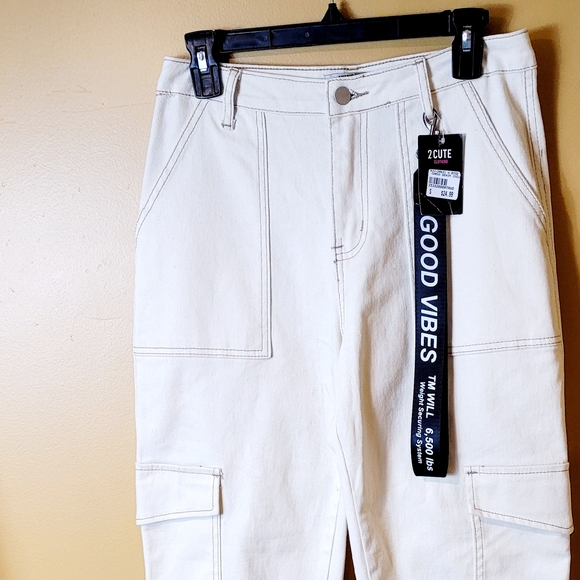 Cargo Denim Joggers - Picture 7 of 9
